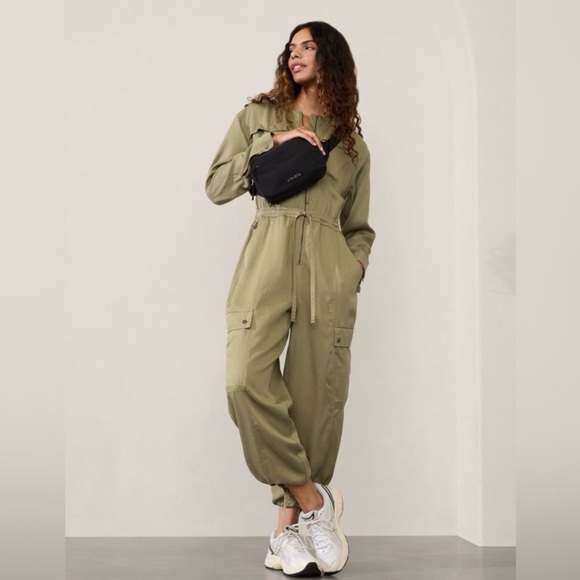 Athleta Pants - Athleta Olive Green Celestial Jumpsuit